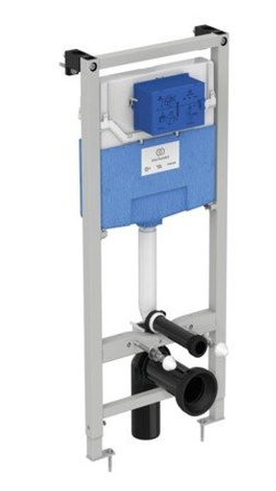 Комплект инсталляция + унитаз Ideal Standard Prosys Frame 120 M с унитазом Tesi AquaBlade T0079V15SW