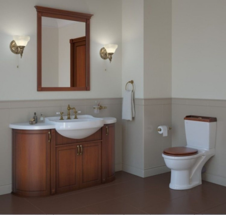 Унитаз-компакт Della Boston OAK Версаче (золото) DE7210900248