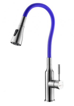 Смеситель для кухни Lemark с гибким  изливом (LM5082S-Violet)