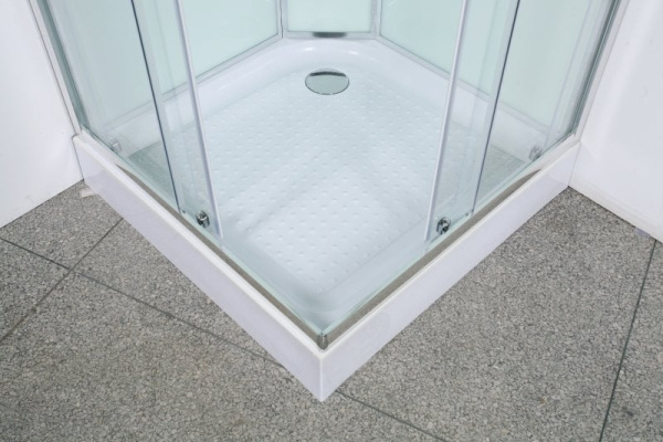 Душевая кабина (90х90) BelBagno UNO-CAB-A-2-90-C-Cr