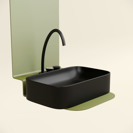 Раковина накладная (60,5х38) Ceramica Nova ELEMENT CN6053MB