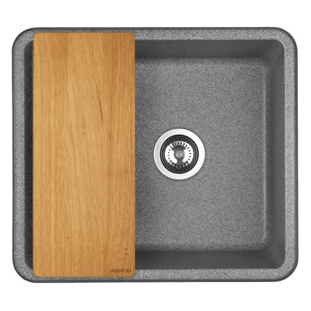 Кухонная мойка Aquaton Беллис 57 1A724932BS230 серый