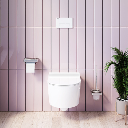 Подвесной унитаз безободковый с сиденьем микролифт Damixa DX77C1700SC