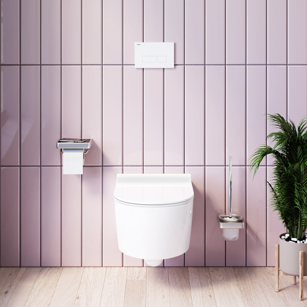 Подвесной унитаз безободковый с сиденьем микролифт Damixa DX77C1700SC