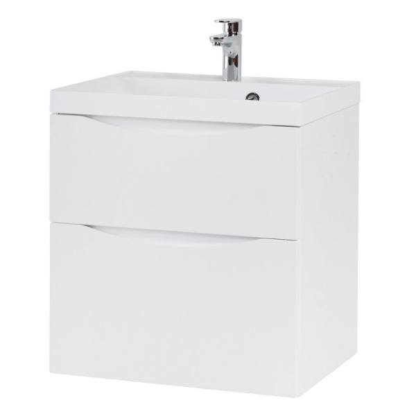 База под раковину подвесная BelBagno MARINO-H60-900-2C-SO-BL-P Bianco Lucido