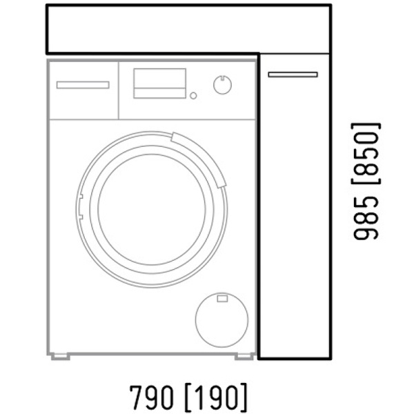 Тумба под раковину Corozo Лео 80 SD-00000782