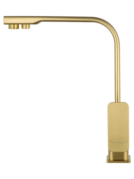 Смеситель для кухни c подключением фильтра WONZON & WOGHAND, брашированное золото WW-88458004-BG Смеситель для кухни c подключением фильтра WONZON & WOGHAND, брашированное золото WW-88458004-BG