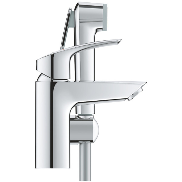 Смеситель для раковины с гигиеническим душем GROHE Eurosmart 23124 003 (23124003) хром