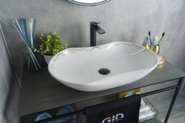 Раковина накладная (66,5х41) Gid Nc460