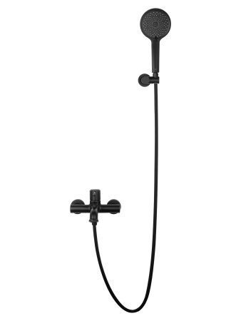 Смеситель для ванны с душем WONZON & WOGHAND TOR, черный матовый WW-88037073-MB