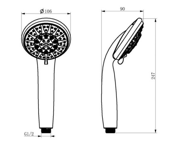 Ручная лейка D&K (DC1101101)