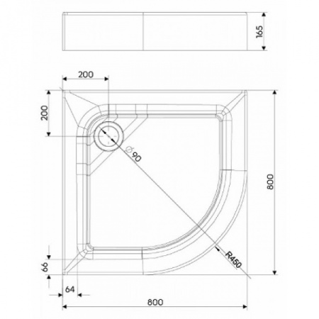 Поддон Kolo First XBN1680000