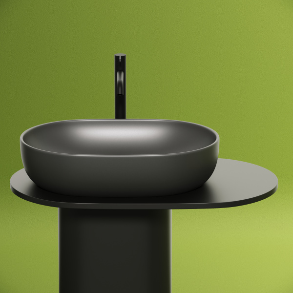 Раковина накладная (60х41,5) Ceramica Nova ELEMENT CN6047MDH