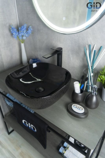 Раковина накладная (42,5х42,5) Gid D1301h004