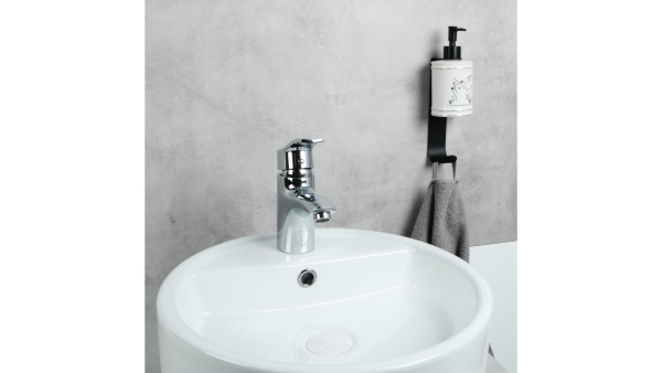 Держатель для дозатора с крючком, черный, Fixsen Practica FX-800A