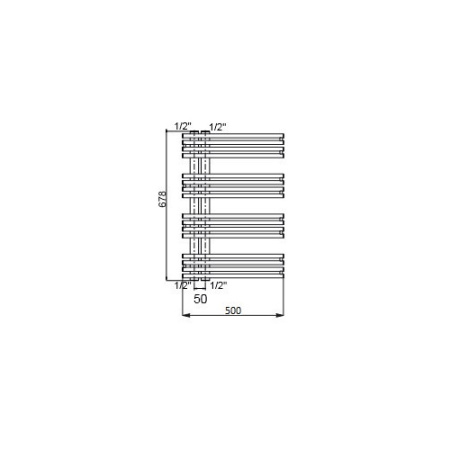 Полотенцесушитель Cordivari Kelly 3551780400107