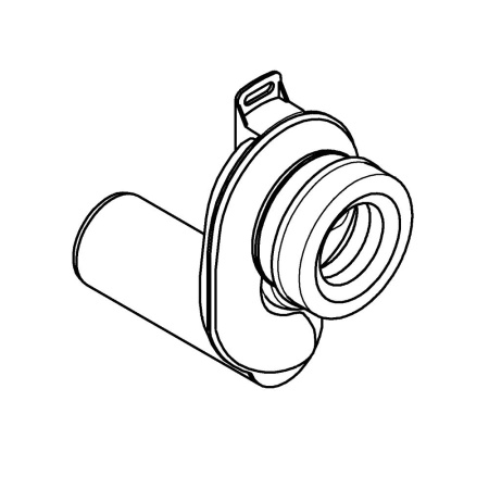 Сифон для писсуара GROHE Bau Ceramic, горизонтальный выпуск 3973 2000 (39732000)