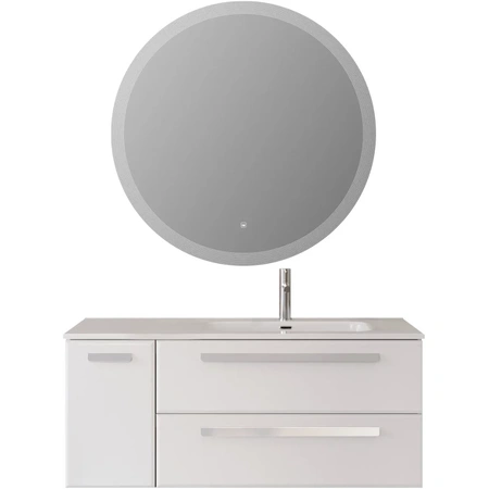 Тумба под раковину Cezares ECO-CER-N-1200-2C-1A-SO-BL-R Bianco Lucido без ручек