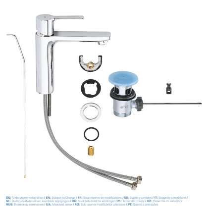 Смеситель для раковины Grohe Lineare New 32114 001 (32114001) хром