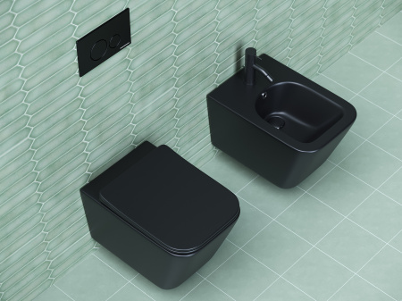 Подвесной унитаз Ceramica Nova Metric Rimless CN3007MB