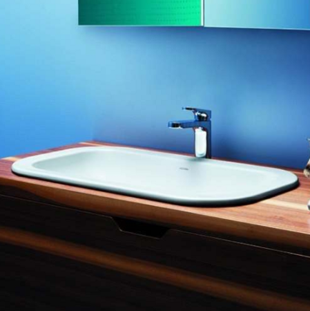 Раковина встраиваемый сверху Azzurra Glaze GLZ GLLI06938000BI (GLZ 69x38/IN bi)