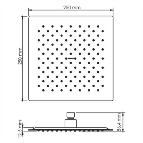 Душевая система WasserKRAFT A55180, матовое золото