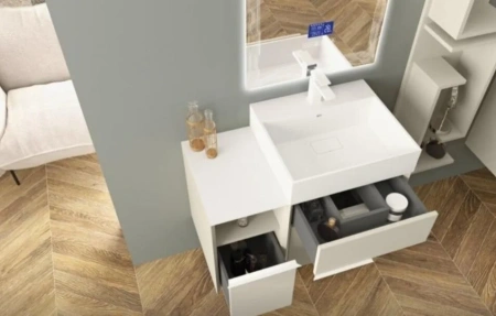 Раковина из искусственного мрамора CEZARES 50262 Bianco