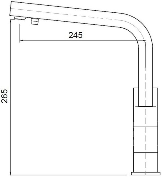 Смеситель для кухонной мойки  KAISER Sonat (34044-5)
