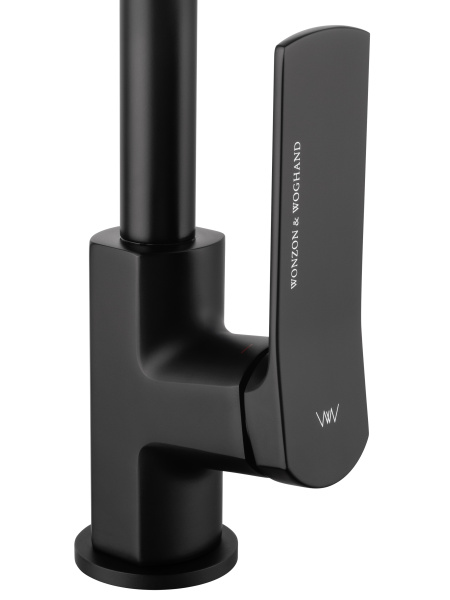 Смеситель для кухни WONZON & WOGHAND, черный матовый WW-L1006-MB