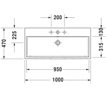Умывальник Duravit 2350100000