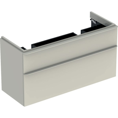 Тумба для раковины с ящиками выдвижными GEBERIT Smyle Square 500.356.JL.1