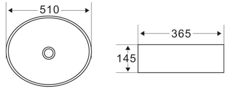 Накладная раковина (49х35) BelBagno BB1049