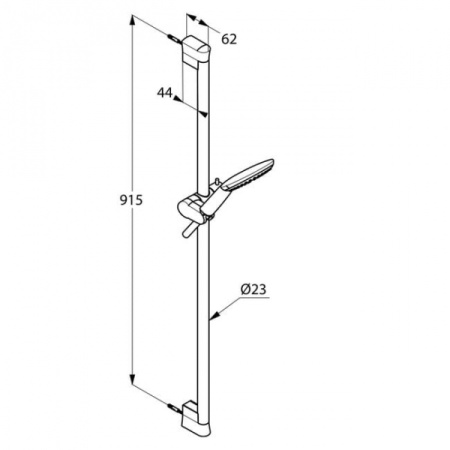 Душевой гарнитур Kludi Freshline 6784005-00