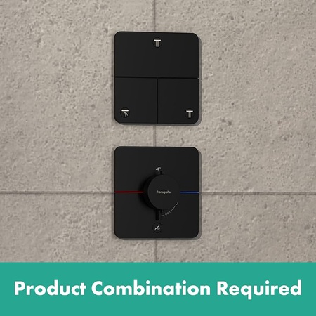 Термостат для душа Hansgrohe ShowerSelect Comfort Q 15589670 черный матовый