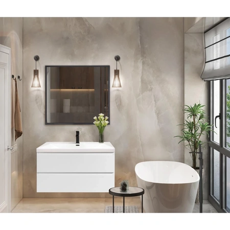 Тумба под раковину Cezares MOLVENO-100-2C-SO-BG Bianco Ghiaccio