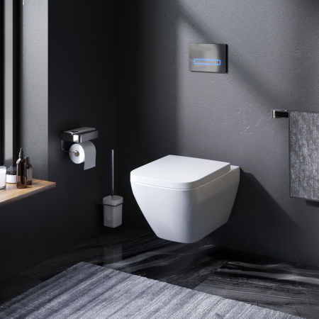 Подвесной унитаз безободковый Am.Pm Spirit 2.0 C701701SC с крышкой