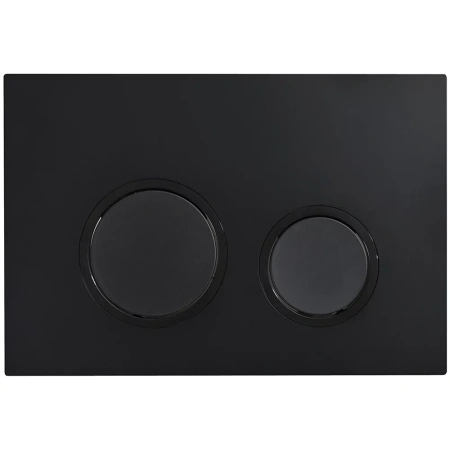 Кнопка смыва Veconi FLUSH FLV11-B чёрный матовый кайма - черный матовый