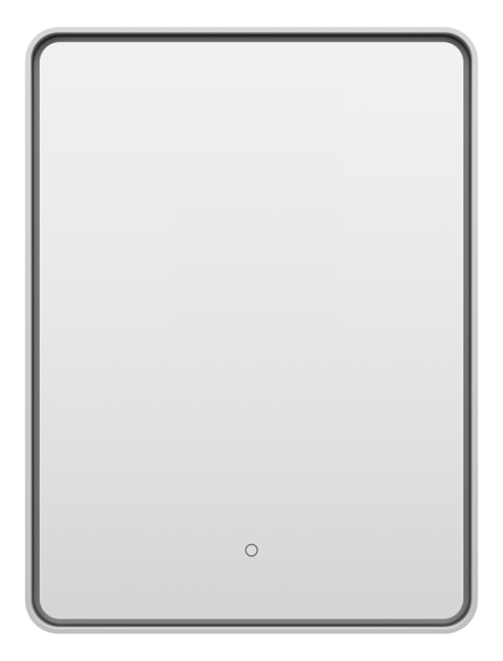 Зеркало (60х80)  Brevita Mercury MER-Rett6-060/80-platinum