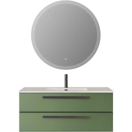Тумба под раковину Cezares ECO-CER-N-1200-2C-SO-PS-P Фисташковый софт без ручек