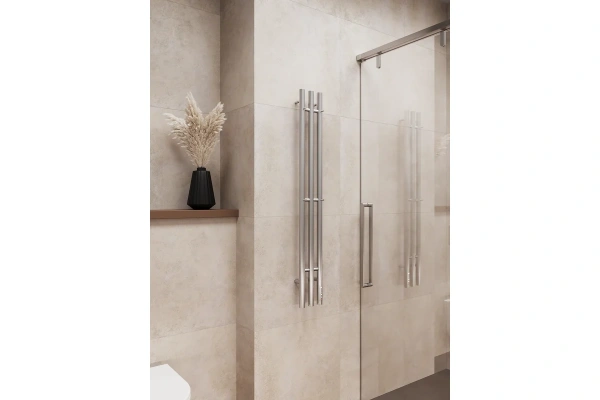 Электрический полотенцесушитель (120х15) Terminus TRES 4670078561831 хром