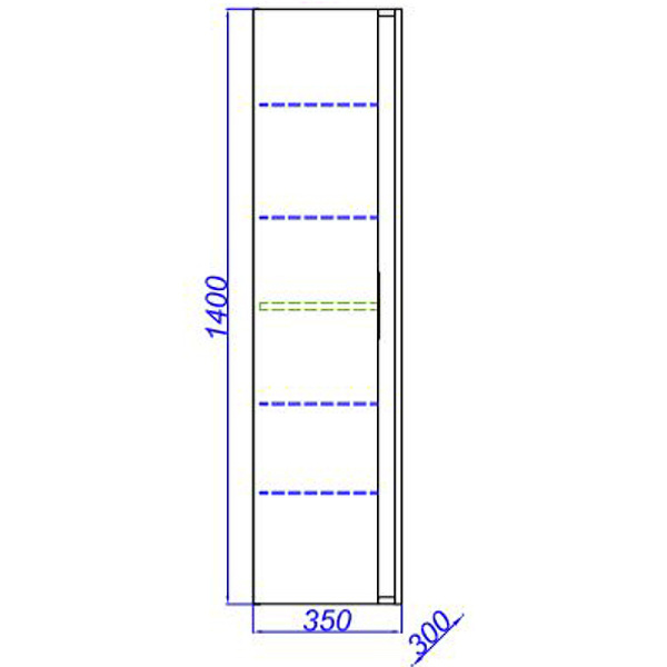 Пенал 35 см Aqwella Accent ACC0535DZ коричневый