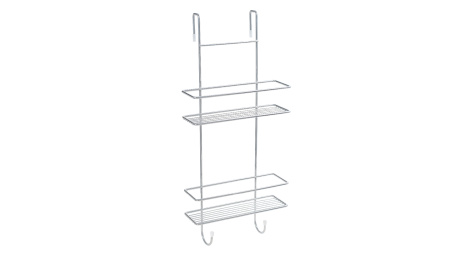 Полка двойная для душевой кабины Fixsen хром FX-740-2