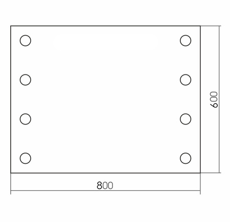 Зеркало (80х60) Silver Mirrors  Антураж ФР-00002174