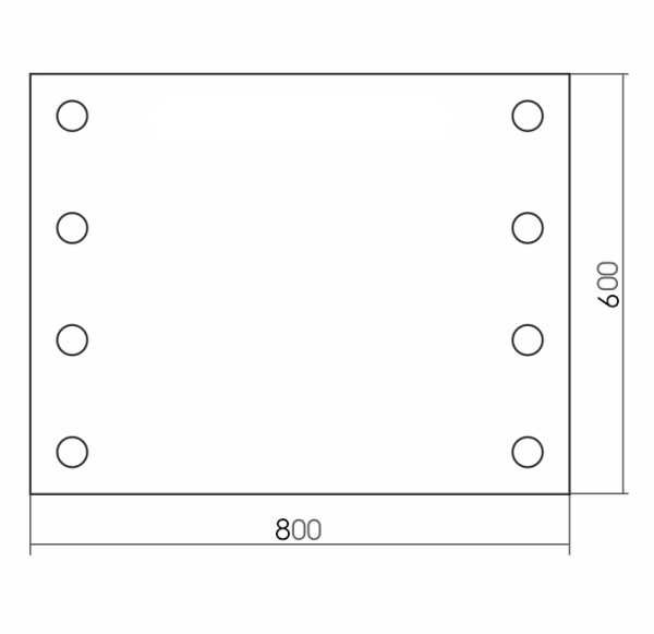 Зеркало (80х60) Silver Mirrors  Антураж ФР-00002174