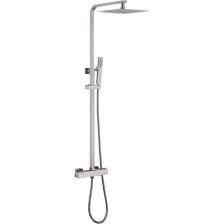 Душевая стойка ABBER Daheim AF8260SPL с термостатом без излива, сатин