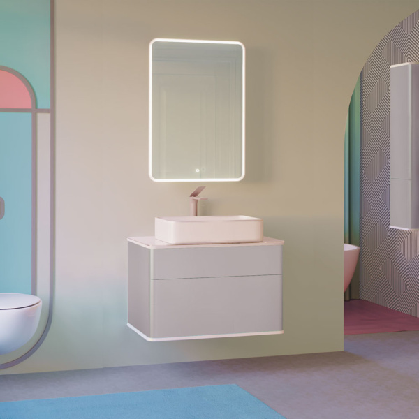 Зеркальный шкаф Jorno Pastel 60 Pas.03.60/GR