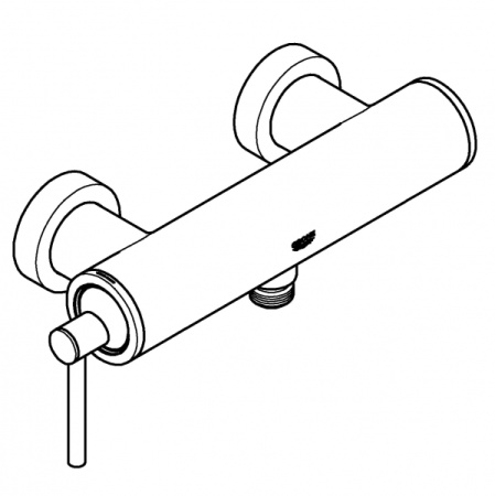 Смеситель однорычажный для душа Grohe Atrio New 32650 AL3 (32650AL3) темный графит матовый
