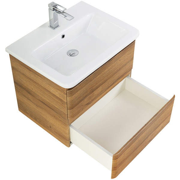 База под раковину BelBagno 60 ALBANO-CER-600-2C-SO-RR подвесная Rovere Rustico