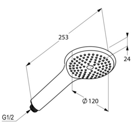 Ручная лейка Kludi Freshline 6780043-00