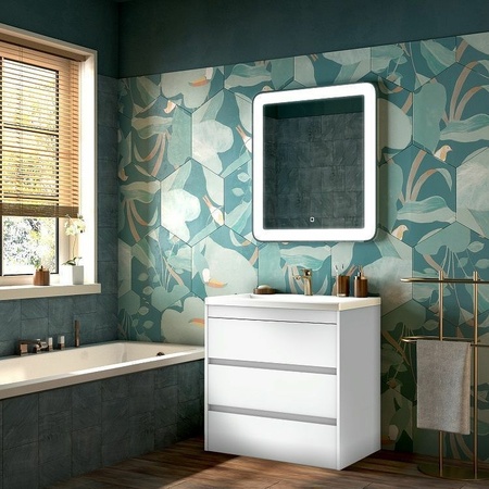 База под раковину Art&max FAMILY-750-3C-PIA-BL Bianco Lucido